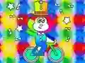 Игра Coloring Book: Monkey Rides Unicycle онлајн