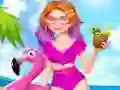 Игра Malibu Vibes Princess On Vacation онлајн