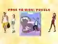Игра Pose To Hide Puzzle онлајн