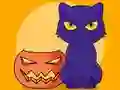 Игра Coloring Book: Halloween Cat онлајн