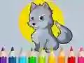 Игра Coloring Book: Wolf онлајн