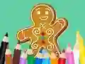Игра Coloring Book: Gingerbreads онлајн