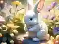 Игра Jigsaw Puzzle: Sunny Forest Rabbit онлајн