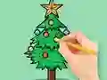 Игра Coloring Book: Christmas Tree онлајн