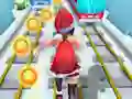 Игра Subway Santa Princess Runner онлајн