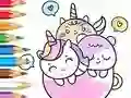 Игра Coloring Book: A Cup Of Unicorn онлајн
