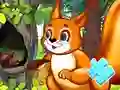 Игра Jigsaw Puzzle: Squirrel Hide Food онлајн