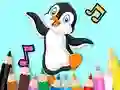 Игра Coloring Book: Dancing Penguin онлајн