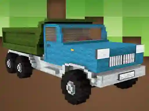 Игра Blockcraft Truck Jigsaw онлајн