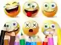 Игра Coloring Book: Funny Emoji онлајн