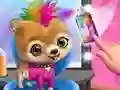 Игра  Rock Star Animal Hair Salon онлајн