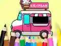 Игра Coloring Book: Ice Cream Car онлајн