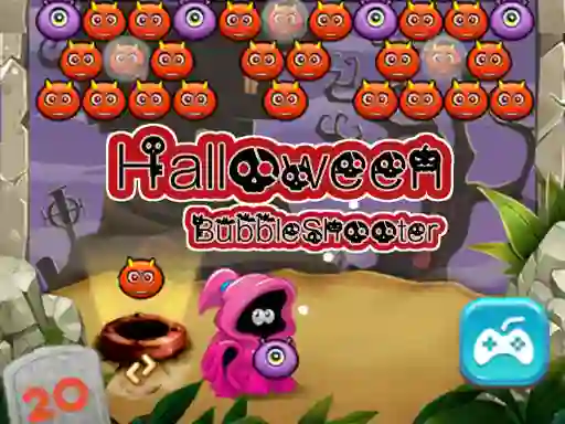 Игра Halloween Bubble Shooter онлајн