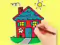 Игра Coloring Book: Dream House онлајн