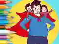 Игра Coloring Book: Father's Day онлајн