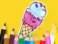 Игра Coloring Book: Cool Ice Cream онлајн