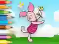 Игра Coloring Book: Piglet Holds Toy Windmill онлајн