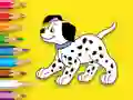 Игра Coloring Book: Cute Spotted Dog онлајн