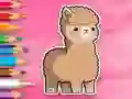 Игра Coloring Book: Cute Alpaca онлајн