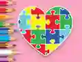 Игра Coloring Book: Heart Jigsaw онлајн