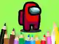 Игра Coloring Book: Among Us онлајн