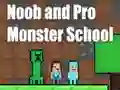 Игра Noob and Pro Monster School онлајн