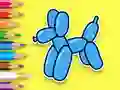 Игра Coloring Book: Balloon Puppy онлајн