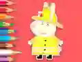 Игра Coloring Book: Rabbit Firefighter онлајн
