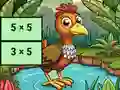 Игра Multiplication Bird Image Uncover онлајн