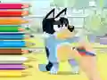 Игра Coloring Book: Bluey And Bingo онлајн