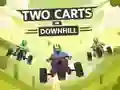 Игра Two Carts Downhill онлајн