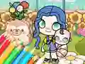 Игра Coloring Book: Avatar World Babycare онлајн
