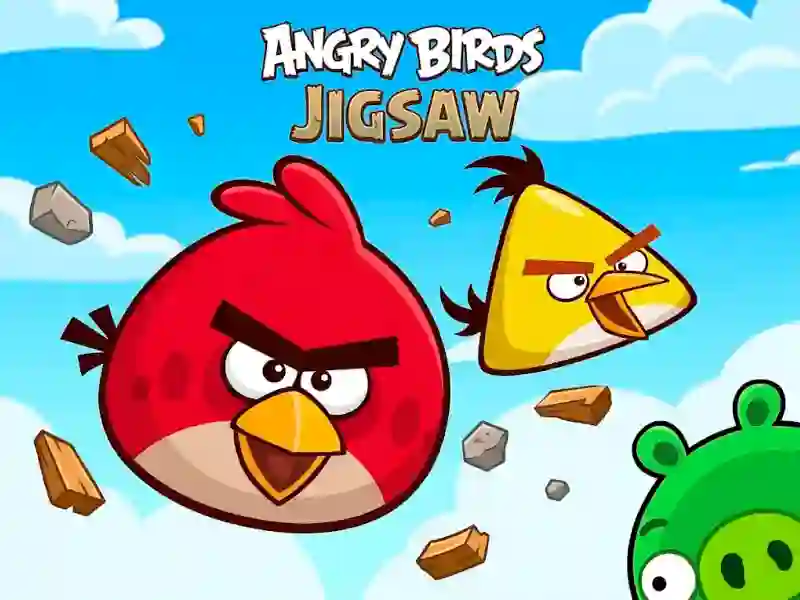 Игра Angry Birds Jigsaw онлајн