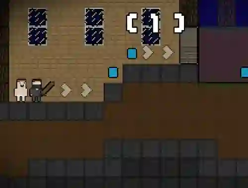 Игра Baby Noob Vs Heroman 2 Player онлајн