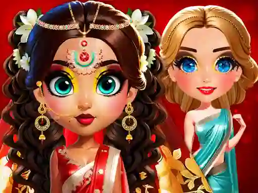 Игра Asoka Makeup Indian Bride онлајн