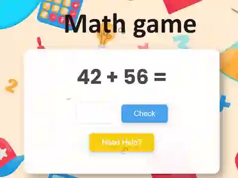 Игра Math game онлајн