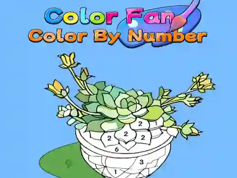 Игра Color Fan: Color By Number онлајн