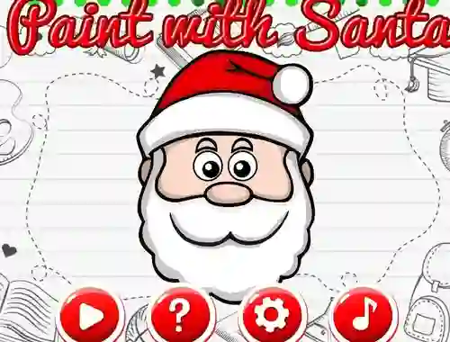 Игра Paint With Santa онлајн