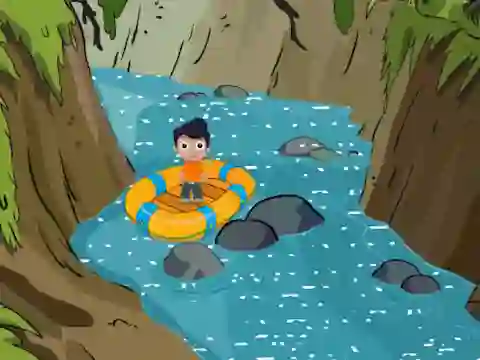 Игра Rescue the Cute Boy from River онлајн