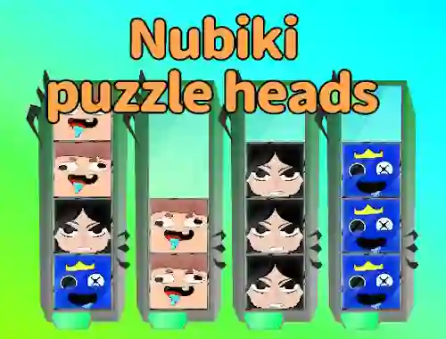 Игра Nubiki Puzzle Heads онлајн