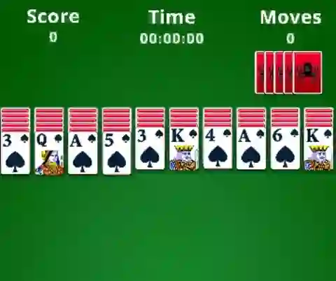 Игра Spider Solitaire онлајн