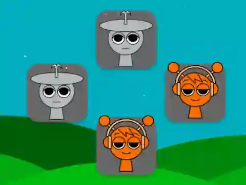 Игра Sprunki Pairs онлајн
