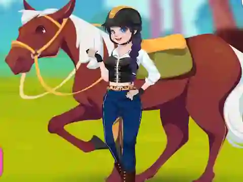 Игра Girly Equestrian онлајн