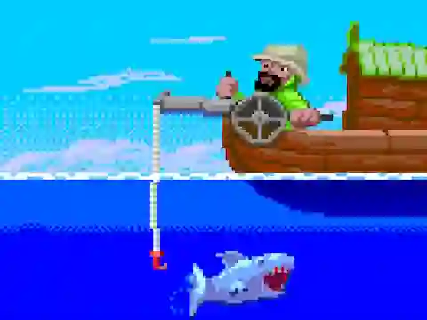 Игра Dock Fishing онлајн