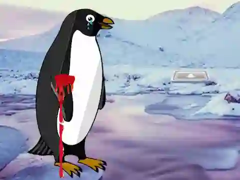 Игра Heal the Wounded Penguin онлајн