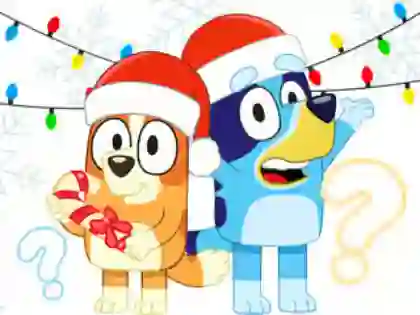 Игра Kids Quiz: Bluey Christmas Quiz онлајн
