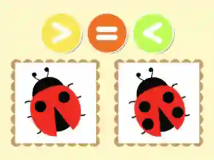 Игра Kids Quiz: More Or Fewer онлајн