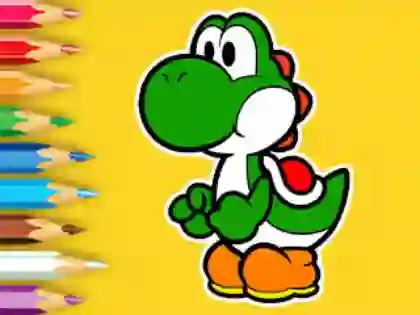 Игра Coloring Book: Yoshi Fishing Day онлајн