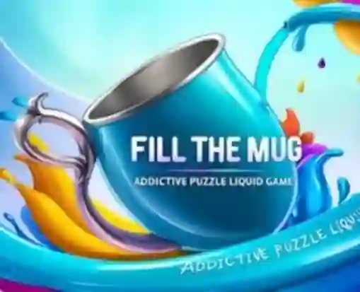 Игра Fill the Mug Addictive Puzzle Liquid Game онлајн
