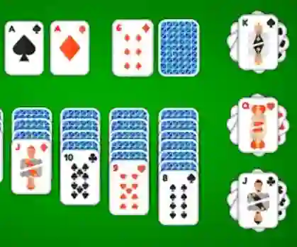 Игра Klondike Solitaire 4 Suits онлајн